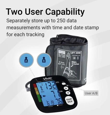 Vive Precision Blood Pressure Monitor and Cuff - Image 5