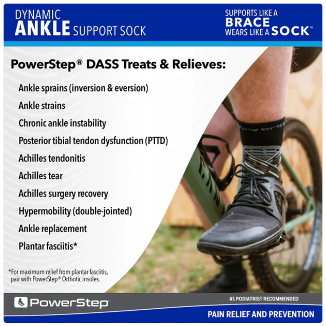 PowerStep® Dynamic Ankle Support Sock - Image 5